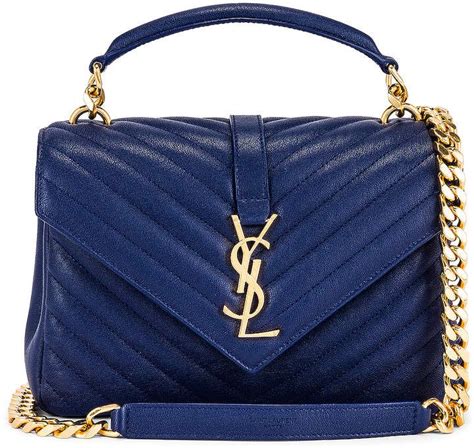 ysl blue grey|navy blue YSL bag.